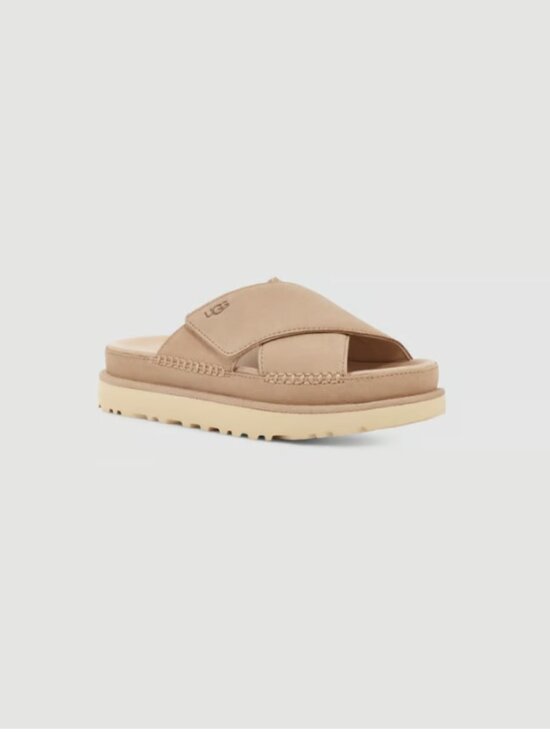 UGG Shoes - NWT UGG Goldenstar Cross Slide Genuine Suede